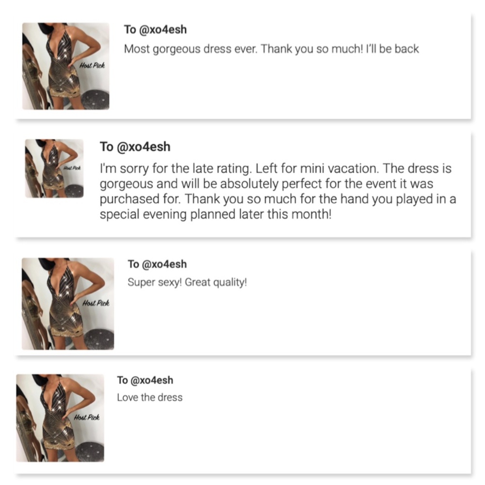 Plunging V-Neck Backless Sequin Mini Dress Black - Picture 8 of 15